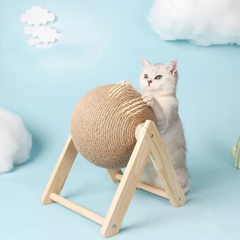 Jouet pour chat Boule en sisal La Griffe Enchantée™ - chatduchesse