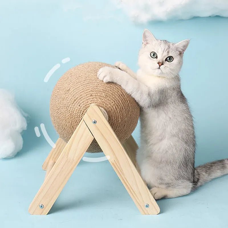 Jouet pour chat Boule en sisal La Griffe Enchantée™ - chatduchesse