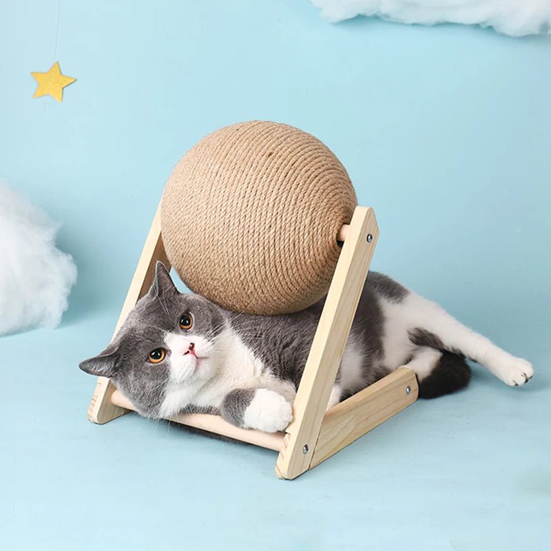 Jouet pour chat Boule en sisal La Griffe Enchantée™ - chatduchesse